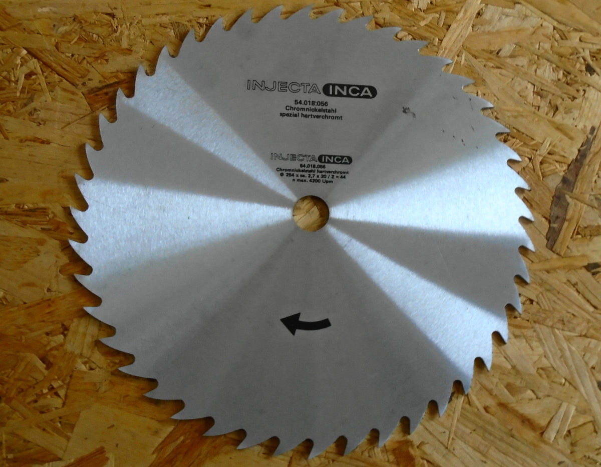 Inca 54.018.066 chrome BLADE 250MM 10 inche x 42 teeth crosscut