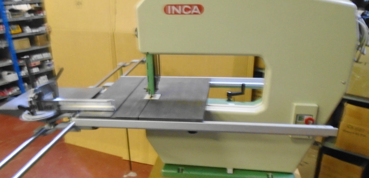 Inca Expert 500 bandsaw 220/230v with sliding table refurbished Very RARE