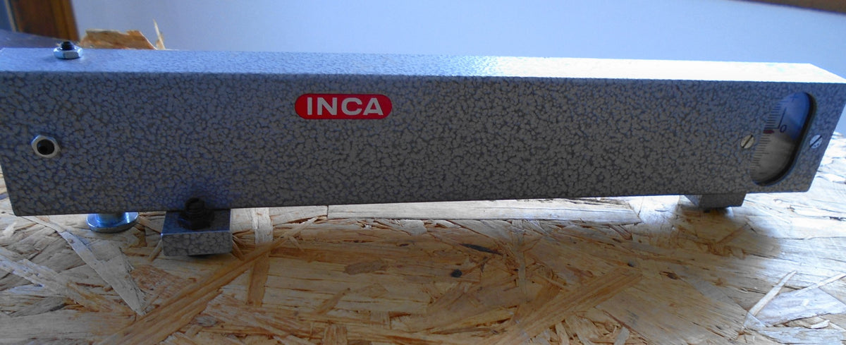 Inca 348.196.01 blade setting gauge for 343.190 fitted with resharpenable blades