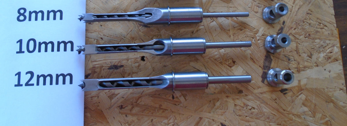 Chisel & Collet set 8mm 10mm & 12mm to fit Model M and early MCD