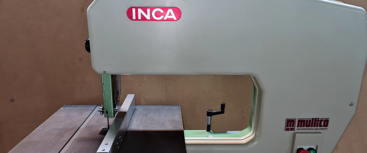 Reconditioned Inca Expert 500 bandsaw (342.025) with its rip fence and table