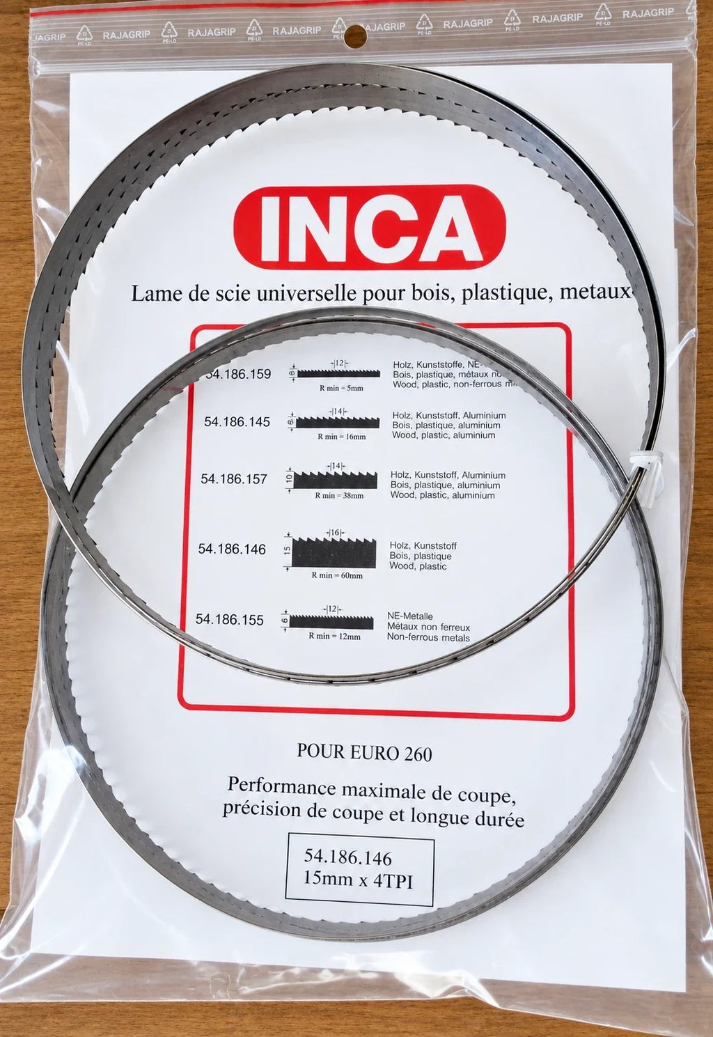 94.5 inch bandsaw blades (2400mm) (Pack of 2)