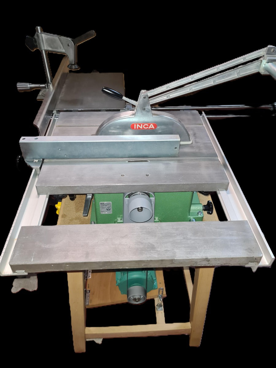 INCA 341.018 MAJOR SAW TABLE WITH SLIDING TABLE completely refurbished