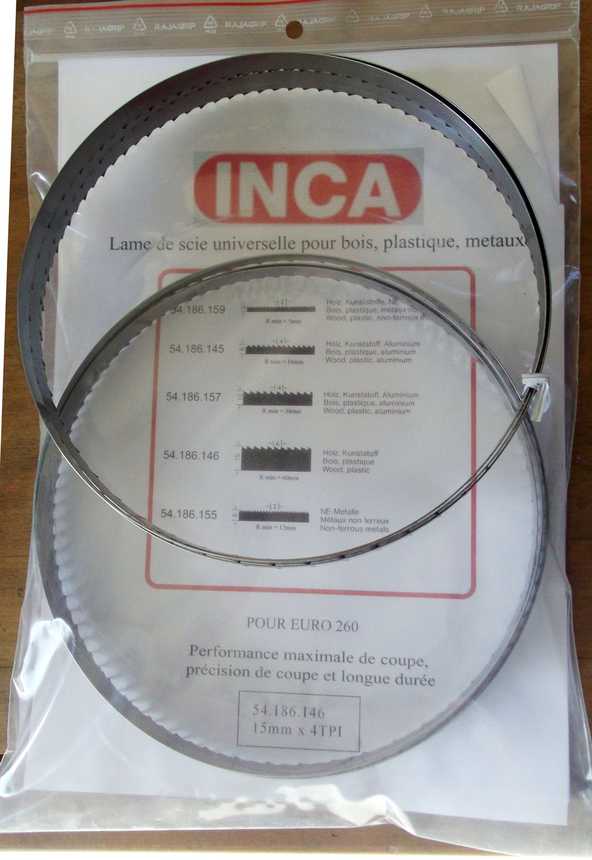 94.5 inch bandsaw blades (2400mm) (Pack of 2)