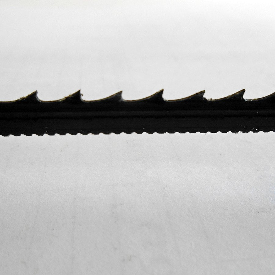 Bandsaw blade teeth, blade made to measure