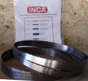 INCA 3/4" X 3 TPI X 89 1/2" BandSaw Blade Swedish Silicon Steel thin kerf 0.025" 