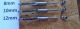 MULTICO Chisel set  8mm 10mm & 12mm to fit Model K, K1, K3, HM, HMT